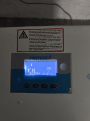 Neubautrocknung mit Bautrockner in Hannover